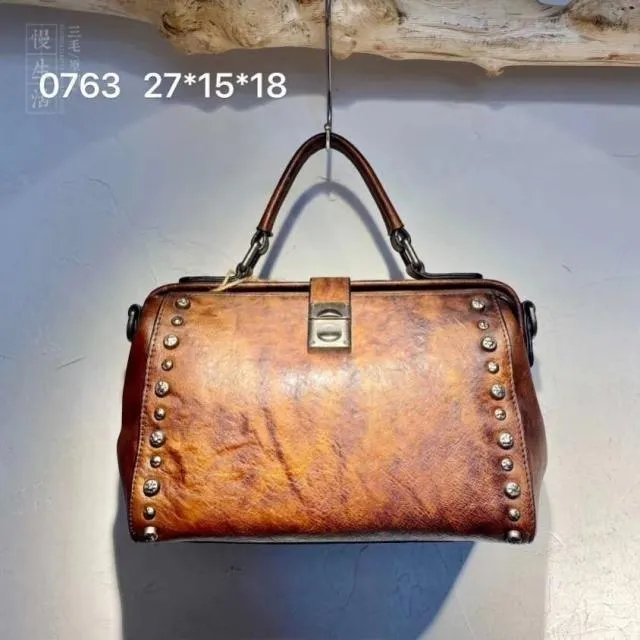 Women's Doctors Gladstone Retro Handbag Purses